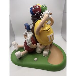 Vintage MM M&M's Mulligan-ville Golf Collectible Candy Dispenser Figurine